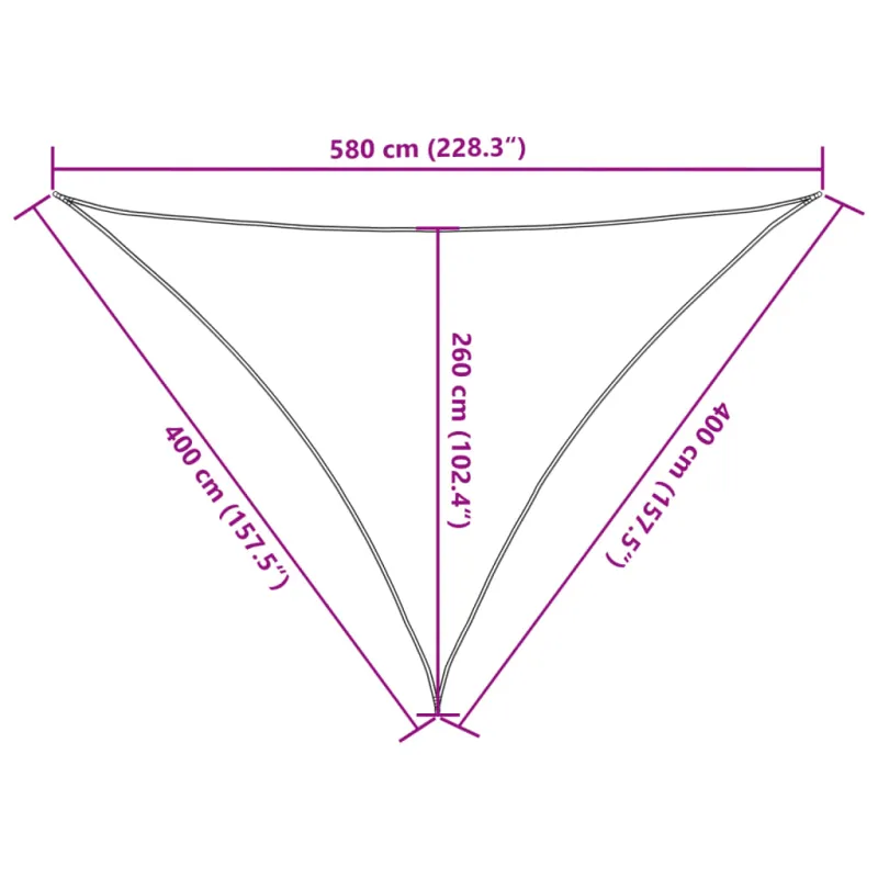 Burė nuo saulės, pilka, 4x4x5,8m, 100% oksfordo poliesteris