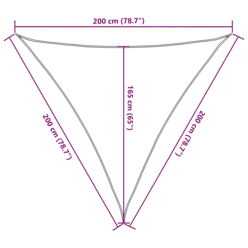 Burė nuo saulės, kreminė, 2x2x2m, 100% oksfordo poliesteris