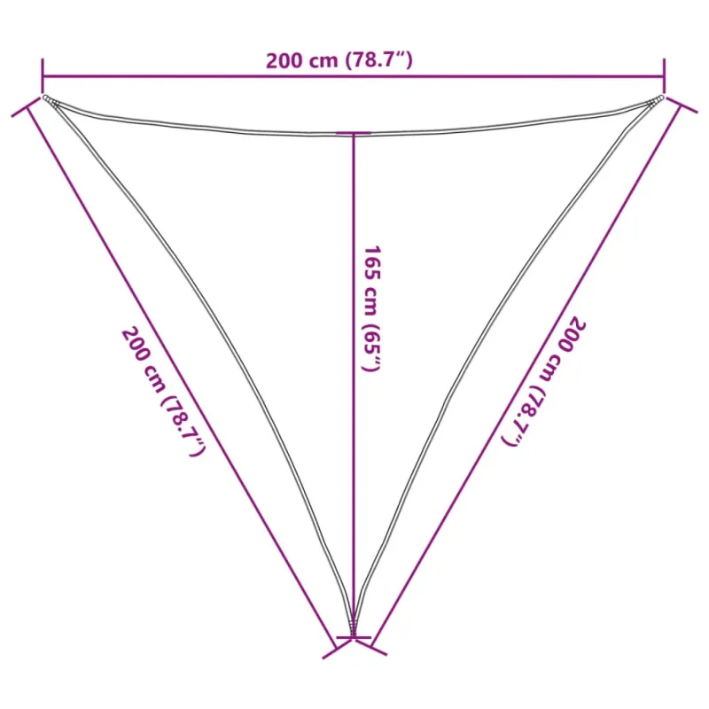Burė nuo saulės, balta, 2x2x2m, 100% oksfordo poliesteris