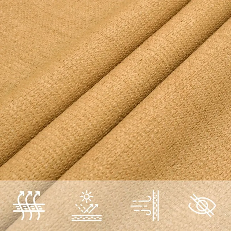 Burė nuo saulės, smėlio, 2x2,5m, HDPE, 160g/m², stačiakampė