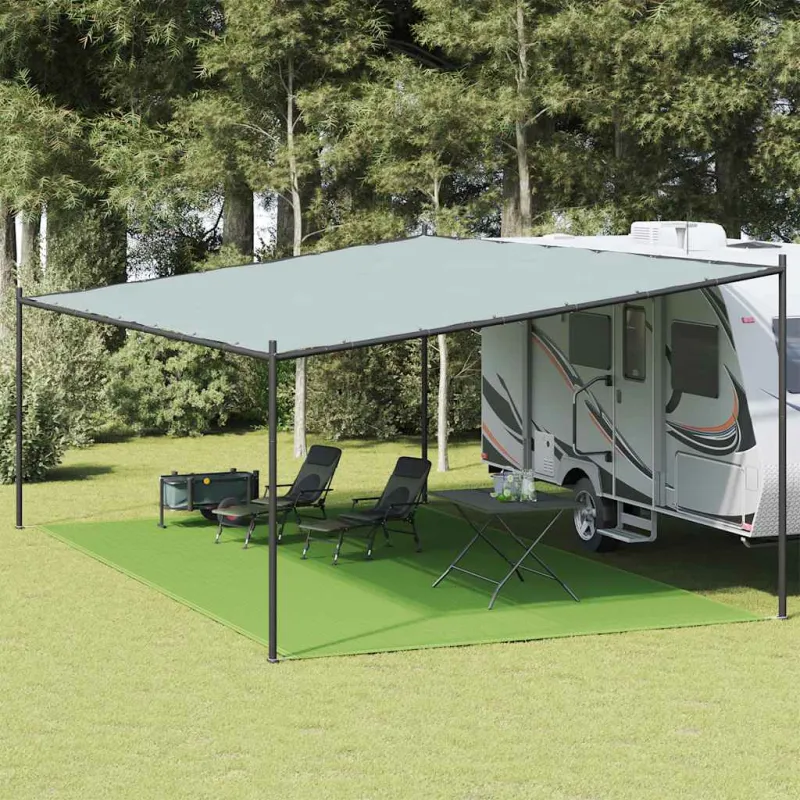 Palapinės kilimas, šviesiai žalios spalvos, 400x800cm, HDPE
