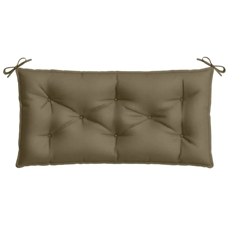 Sodo suoliuko pagalvėlė, taupe mišinys, 100x50x7cm, audinys