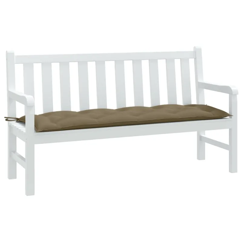 Sodo suoliuko pagalvėlė, taupe mišinys, 150x50x7cm, audinys