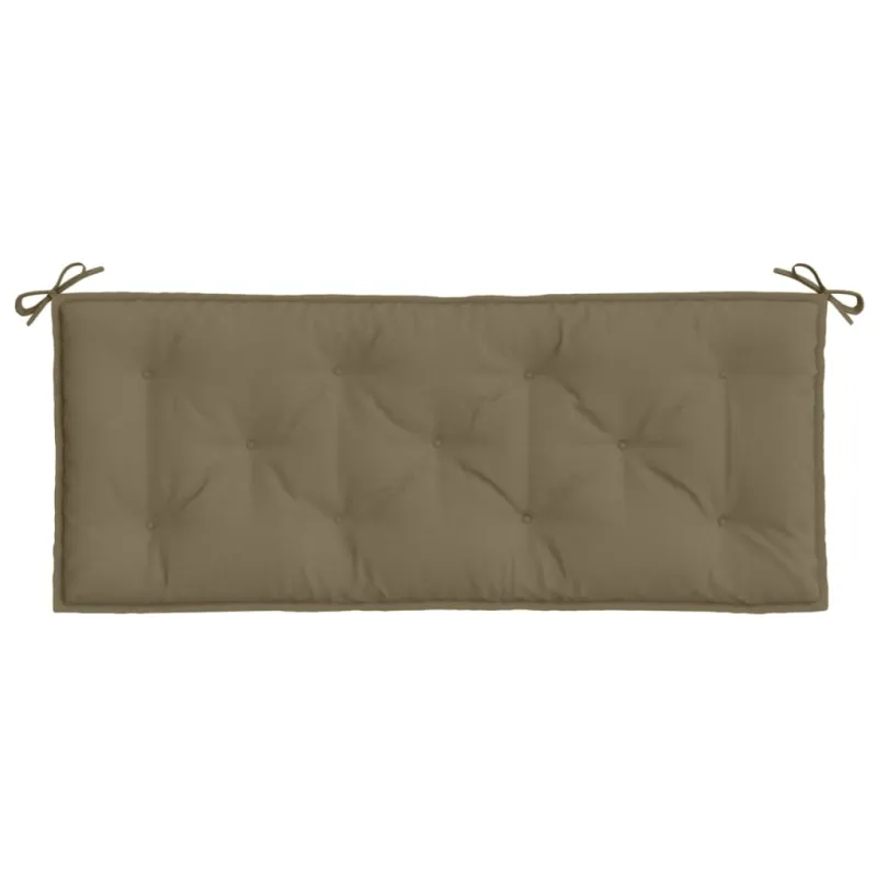 Sodo suoliuko pagalvėlės, 2vnt., taupe, 120x50x7cm, audinys