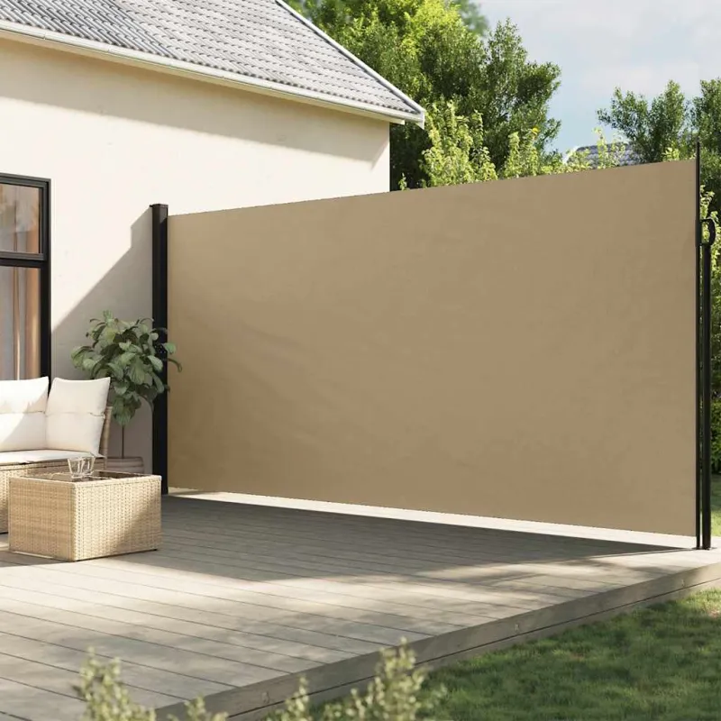 Ištraukiama šoninė markizė, smėlio spalvos, 200x300cm