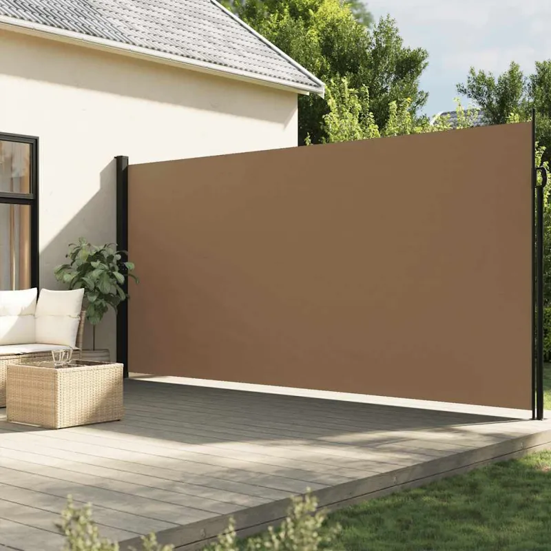 Ištraukiama šoninė markizė, tamsiai žalios spalvos, 200x300cm