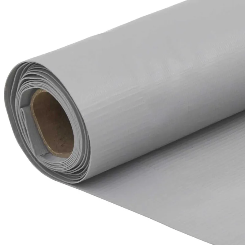 Privatumo suteikianti balkono pertvara, pilka, 600x120cm, PVC
