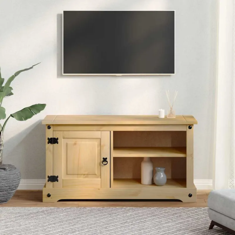 Televizoriaus spintelė Corona, 100x40x52cm, pušies masyvas