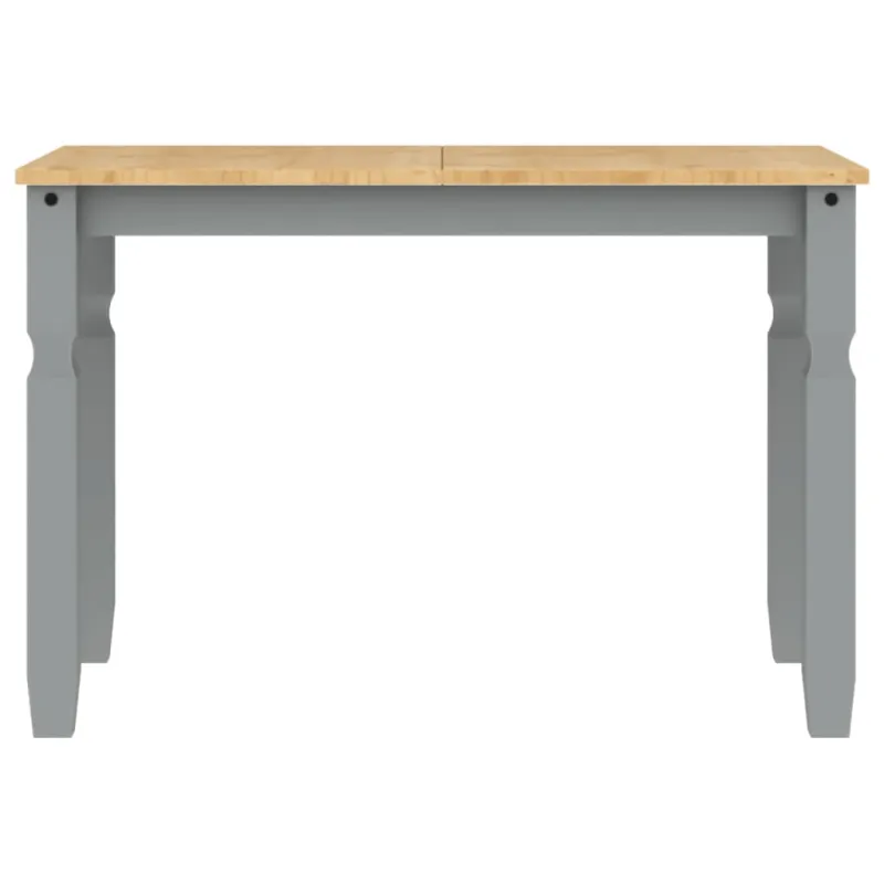Valgomojo stalas Corona, pilkas, 112x60x75cm, pušies masyvas