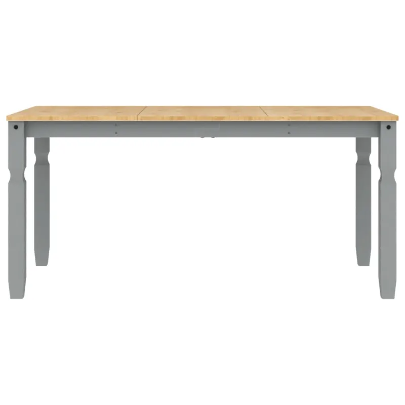 Valgomojo stalas Corona, pilkas, 160x80x75cm, pušies masyvas