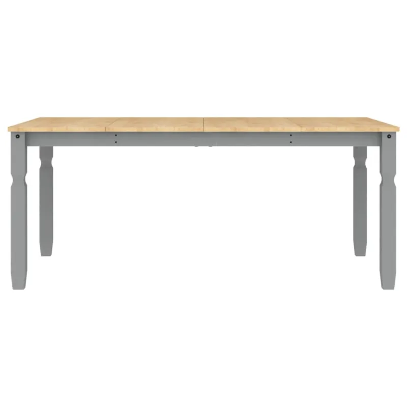 Valgomojo stalas Corona, pilkas, 180x90x75cm, pušies masyvas