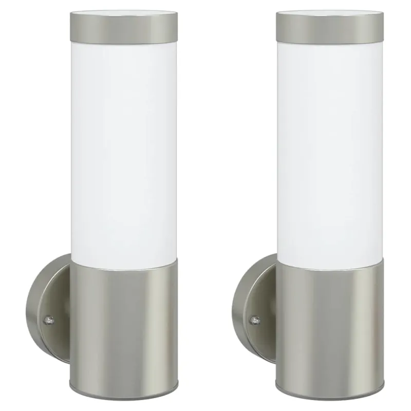 Lauko sieninė lemputė 2 pcs Sidabro 12 x 8,5 x 27 cm