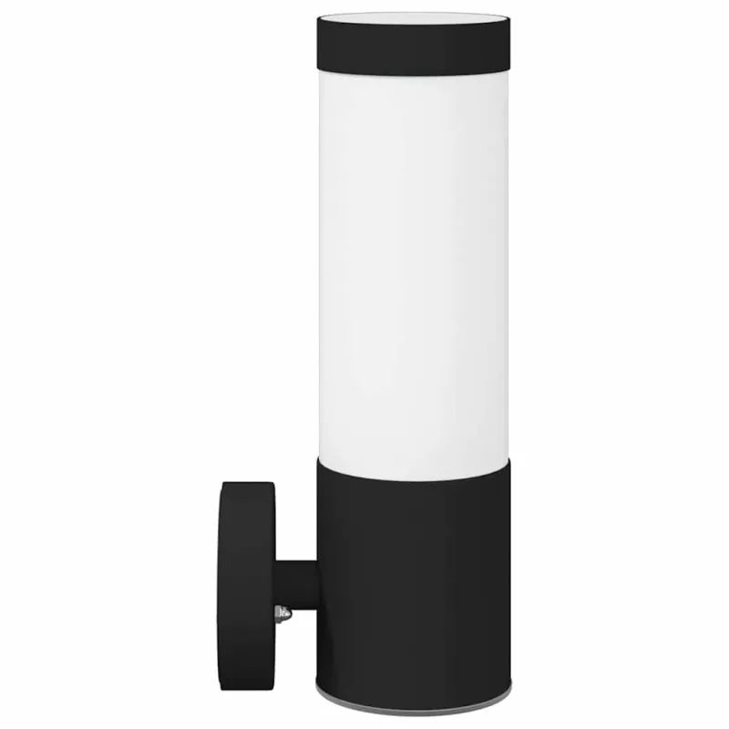 Lauko sieninė lemputė 2 pcs Juoda 12 x 8,5 x 27 cm