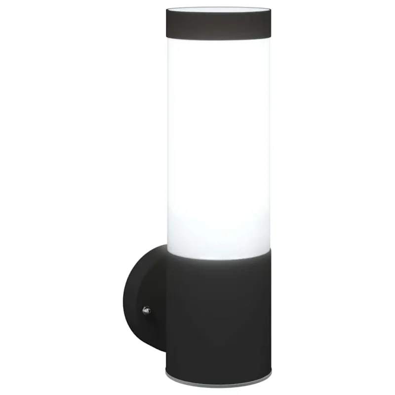 Lauko sieninė lemputė 2 pcs Juoda 12 x 8,5 x 27 cm