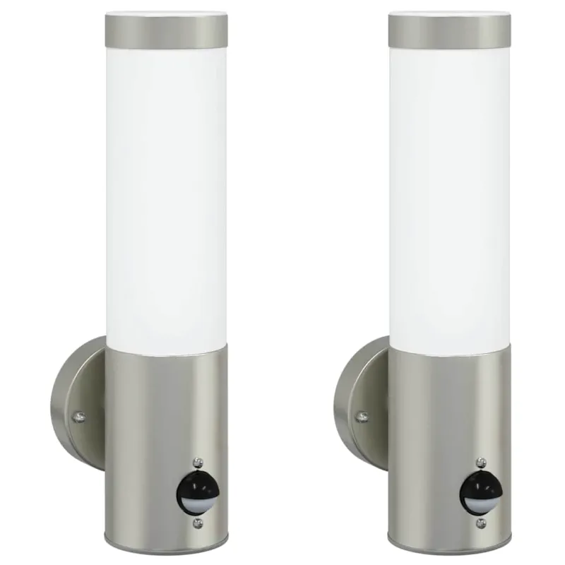 Lauko sieninė lemputė 2 pcs Sidabro 12 x 8,5 x 29 cm