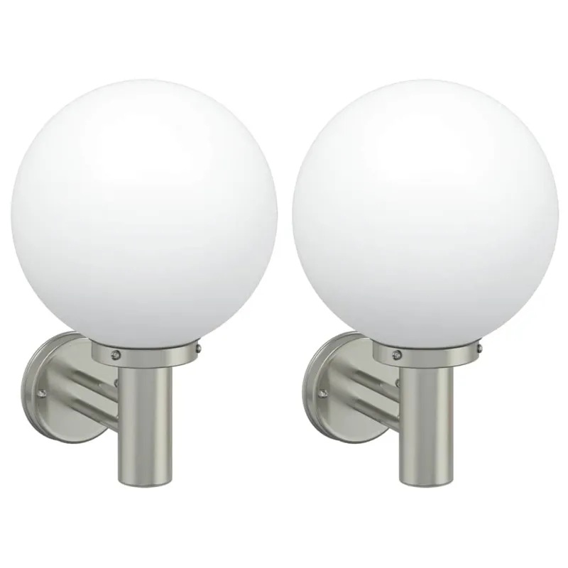Lauko sieninė lemputė 2 pcs Sidabro 28 x 25 x 38 cm