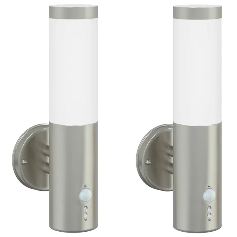 Lauko sieninė lemputė 2 pcs Sidabro 15 x 7,5 x 33 cm