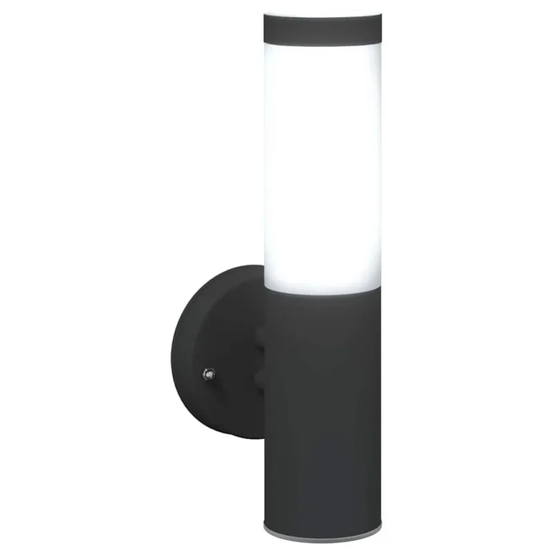Lauko sieninė lemputė Juoda 15 x 7,5 x 33 cm