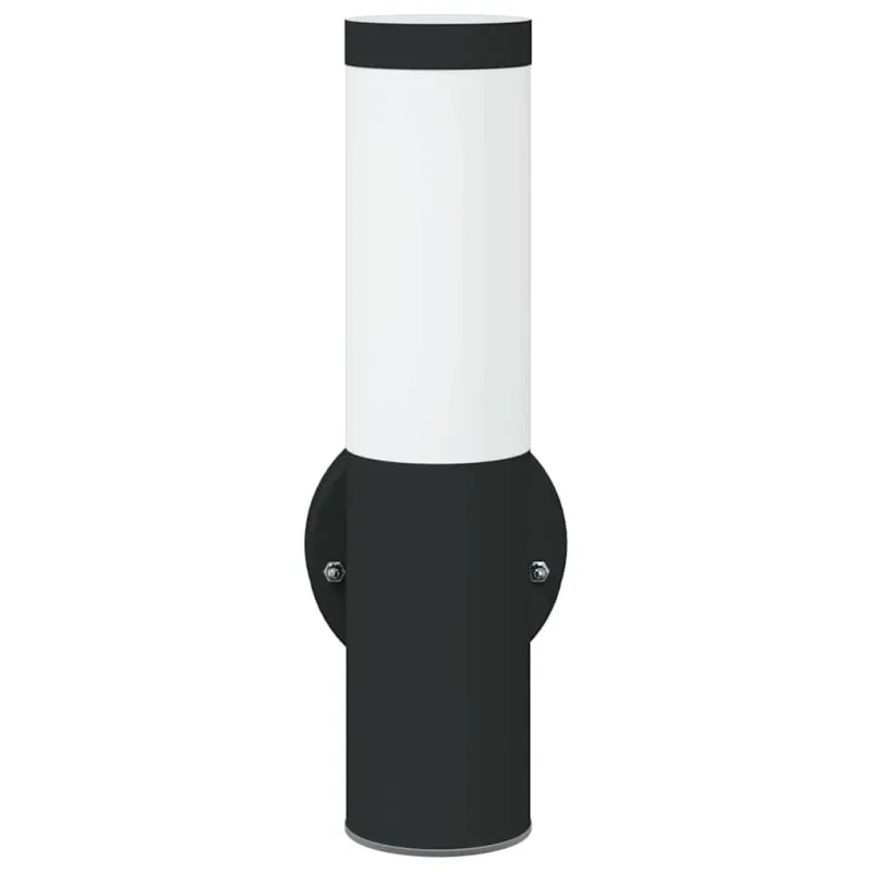 Lauko sieninė lemputė 2 pcs Juoda 15 x 7,5 x 33 cm