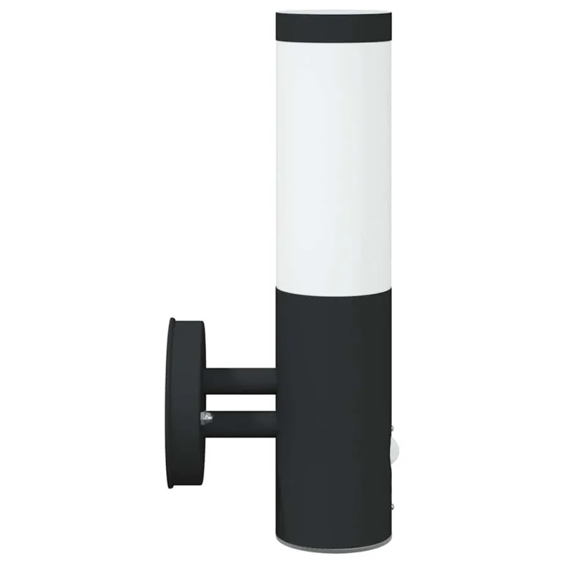 Lauko sieninė lemputė 2 pcs Juoda 15 x 7,5 x 33 cm