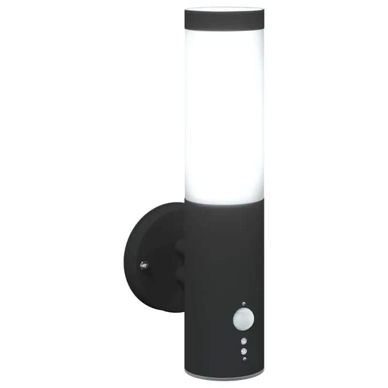 Lauko sieninė lemputė 2 pcs Juoda 15 x 7,5 x 33 cm