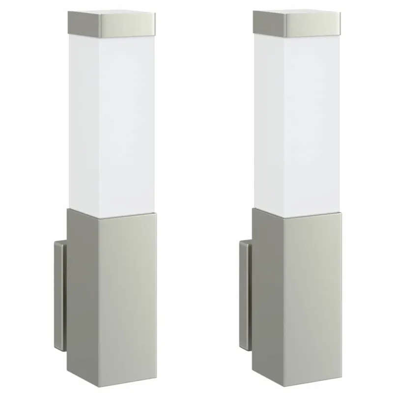 Lauko sieninė lemputė 2 pcs Sidabro 10.5 x 6 x 33 cm