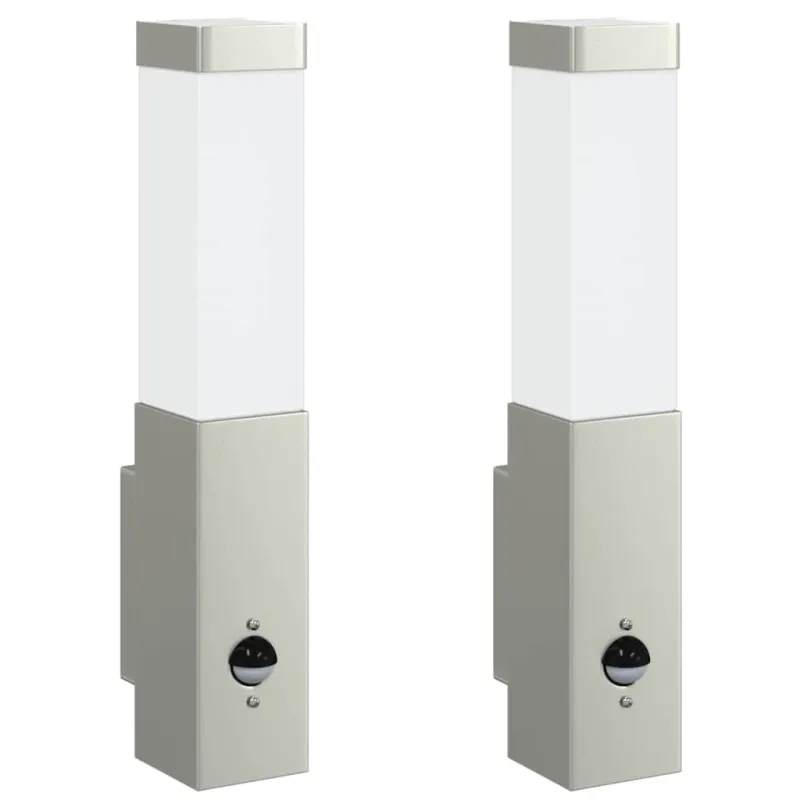 Lauko sieninė lemputė 2 pcs Sidabro 10.5 x 6 x 33 cm