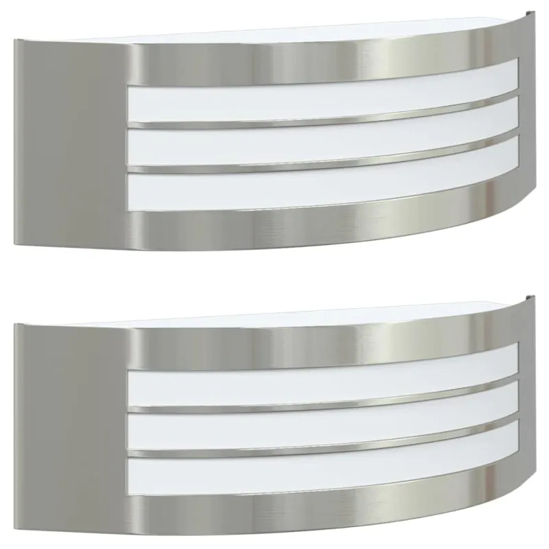 Lauko sieninė lemputė 2 pcs Sidabro 32 x 10 x 10 cm