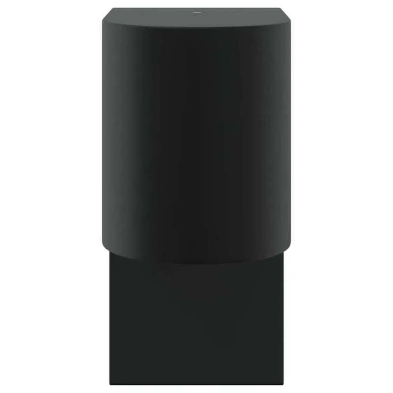 Lauko sieninė lemputė Juoda 12 x 7 x 15 cm Nerūdijantis Plienas