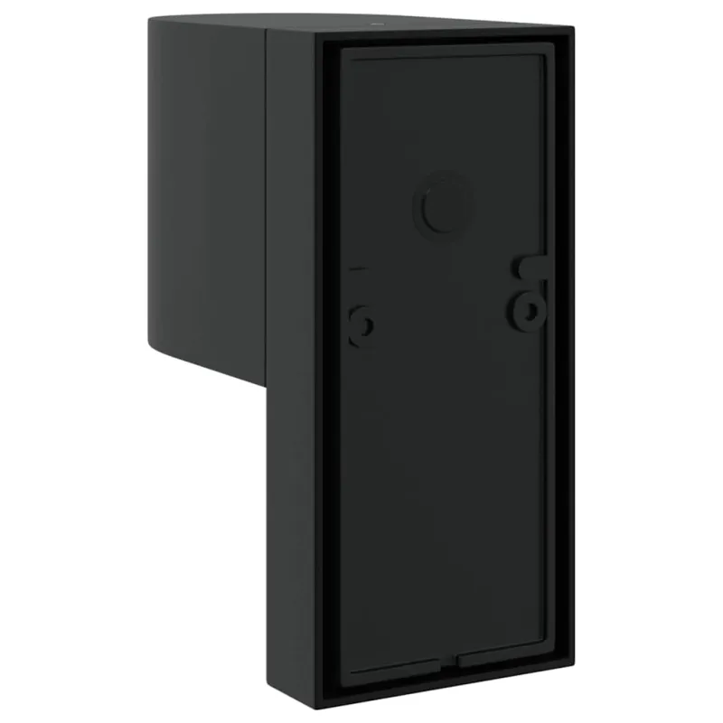 Lauko sieninė lemputė Juoda 12 x 7 x 15 cm Nerūdijantis Plienas
