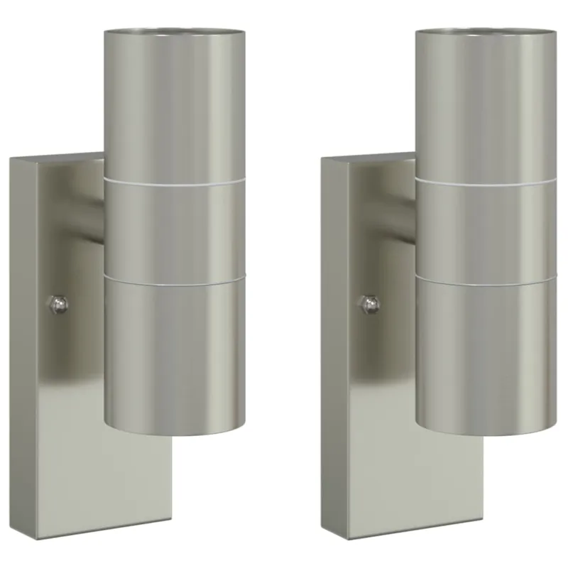 Lauko sieninė lemputė 2 pcs Sidabro 7 x 10 x 22 cm