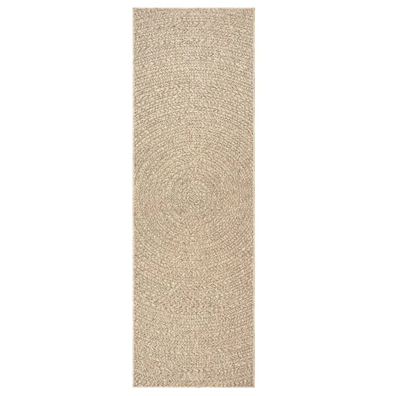 Kilimas ZIZUR, 80x200cm, džiuto imitacija, vidaus ir lauko
