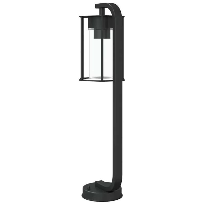 Lauko šviestuvas, 3vnt., juodas, 60cm, nerūdijantis plienas