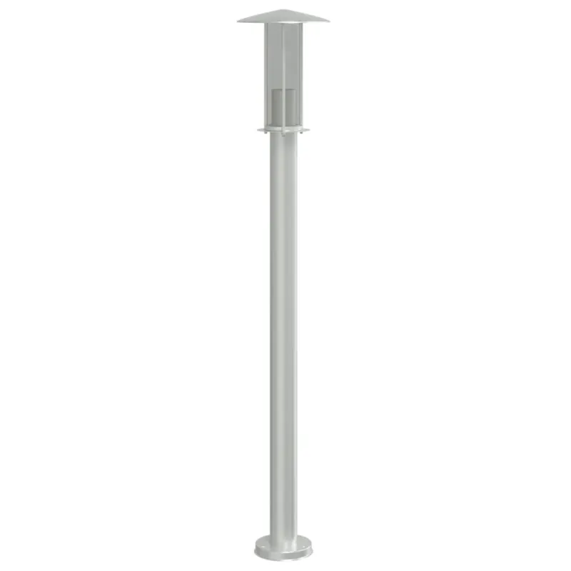 Lauko šviestuvas, 3vnt., sidabrinė, 100cm, nerūdijantis plienas