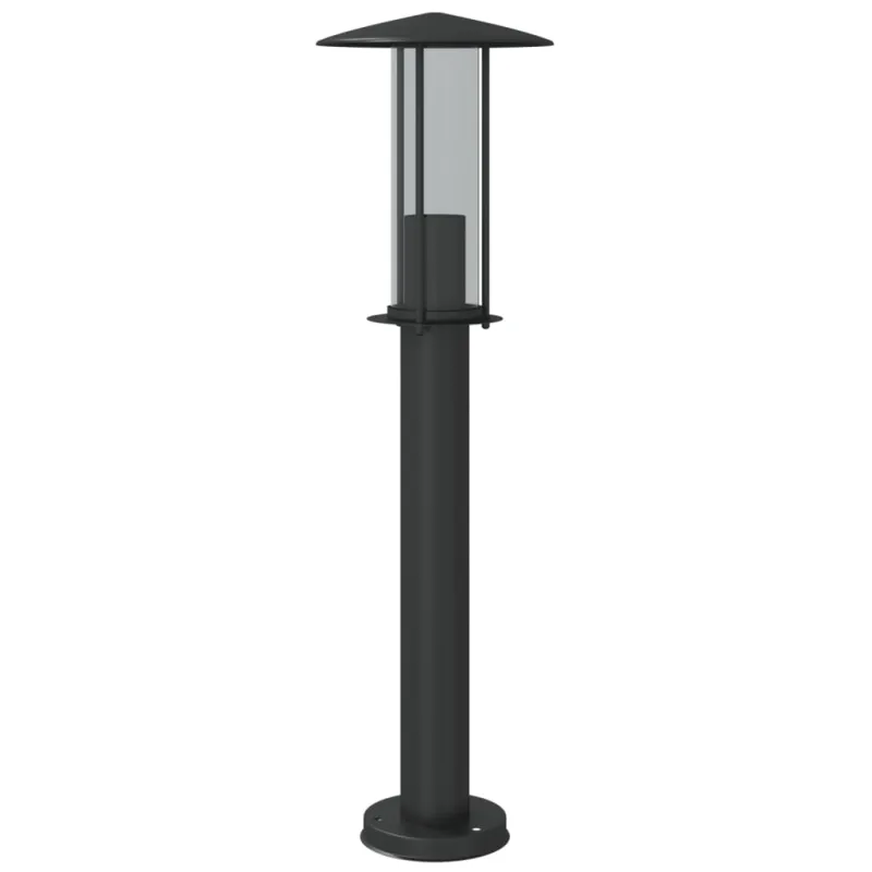 Lauko šviestuvas, 3vnt., juodas, 60cm, nerūdijantis plienas