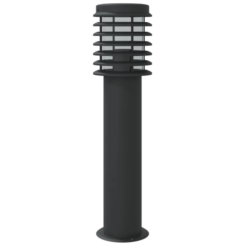 Lauko šviestuvas, juodos spalvos, 60cm, nerūdijantis plienas