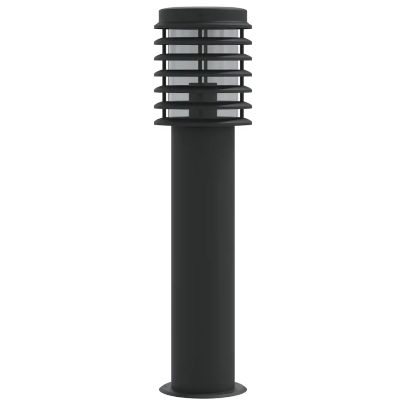 Lauko šviestuvas, 3vnt., juodas, 60cm, nerūdijantis plienas