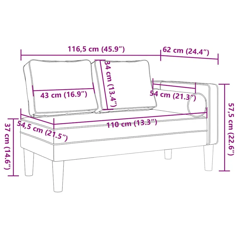 Poilsio sofa su pagalvėlėmis, geltonos spalvos, aksomas