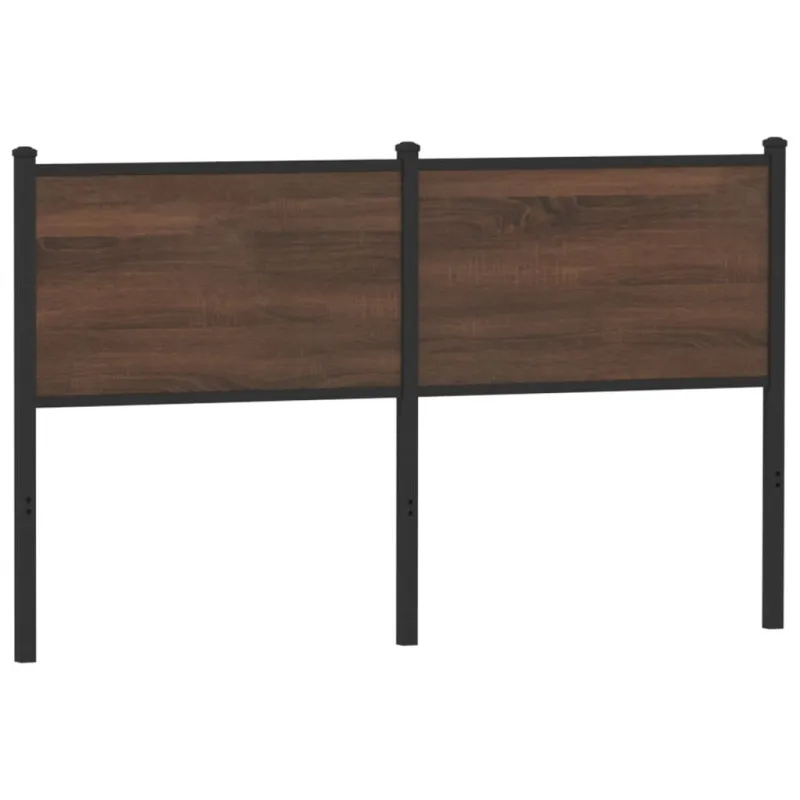 Pakaitinis galvūgalis, ruda ąžuolo spalvos, 140cm, mediena ir plienas