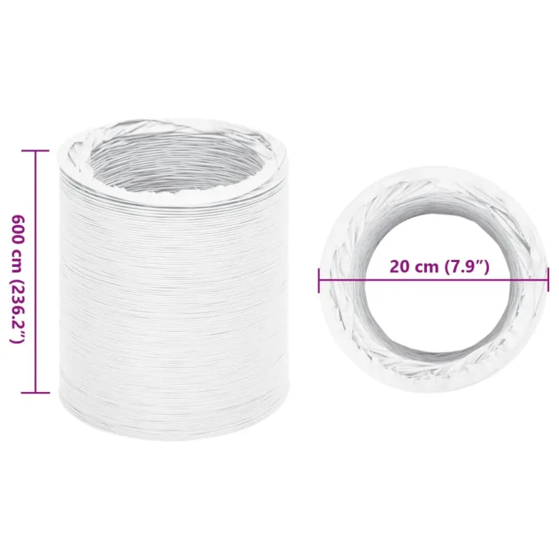 Ortakis, PVC, 6m, 20cm skersmens