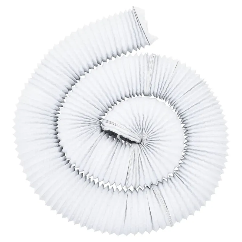 Ortakis, aliuminis ir PVC, 6m, 12,5cm skersmens, izoliuotas