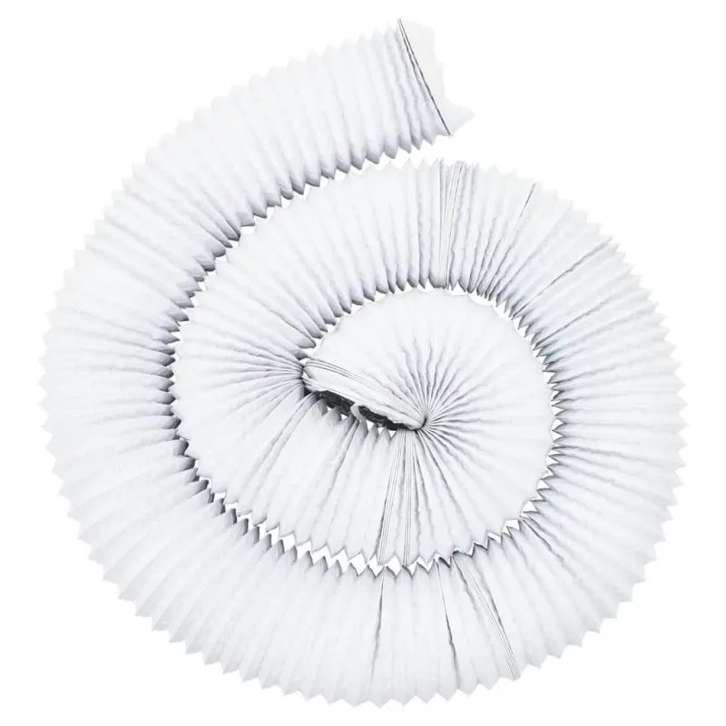 Ortakis, aliuminis ir PVC, 6m, 20cm skersmens, izoliuotas