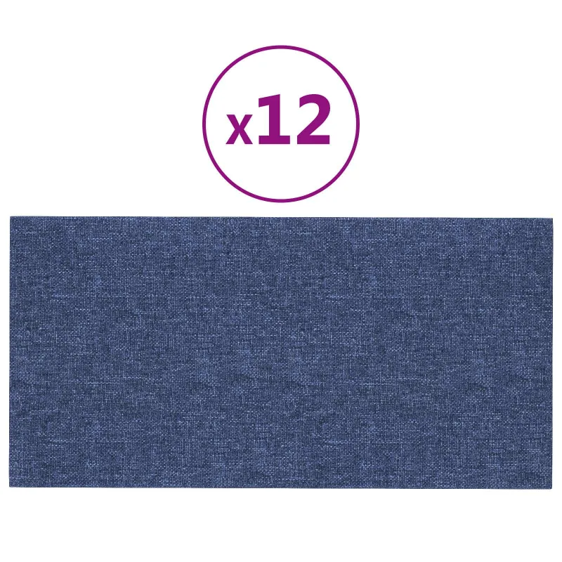 Sieninis galvūgalis 12 pcs Mėlyna 30 x 15 cm audinys