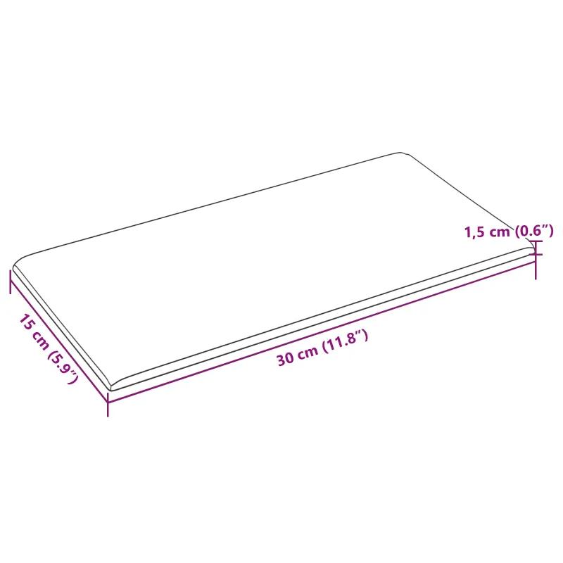 Sieninis galvūgalis 12 pcs Mėlyna 30 x 15 cm audinys