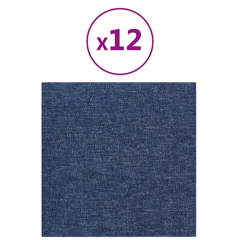 Sieninis galvūgalis 12 pcs Mėlyna 30 x 30 cm audinys