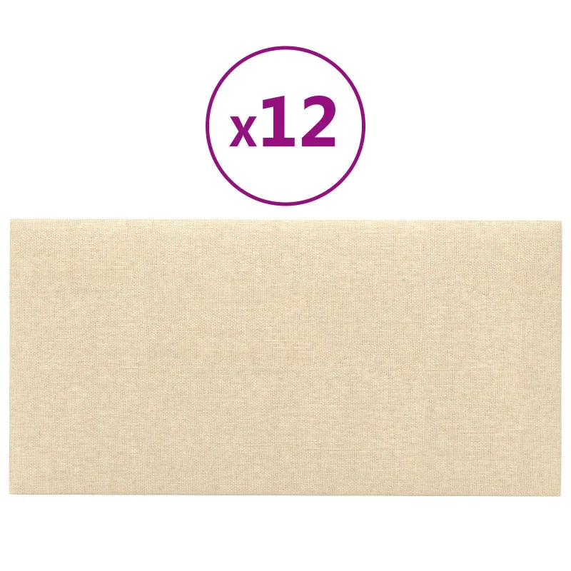 Sieninis galvūgalis 12 pcs Kreminė 60 x 30 cm audinys