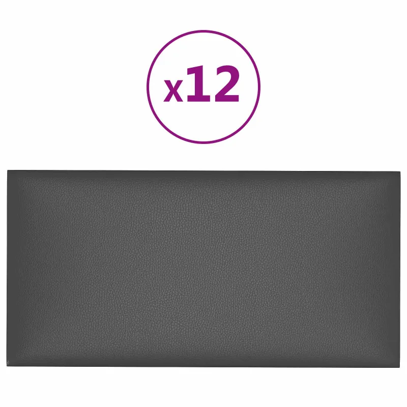 Sieninis galvūgalis 12 pcs Pilka 60 x 30 cm audinys