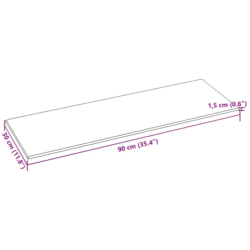 Sieninis galvūgalis 12 pcs Juodas 90 x 30 cm audinys