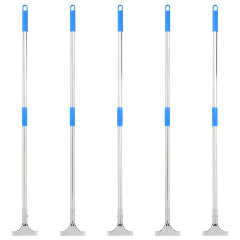 Grindų valytuvo rankenos, 5vnt., 119,5cm, plienas ir plastikas