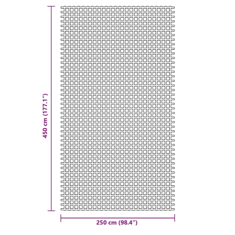 Palapinės kilimas, antracito spalvos, 4,5x2,5m